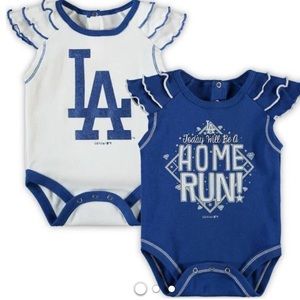 Newborn & Infant White/Royal Los Angeles Dodgers